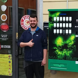 Harvin | Cannabis Vending Machine | Pizza Express