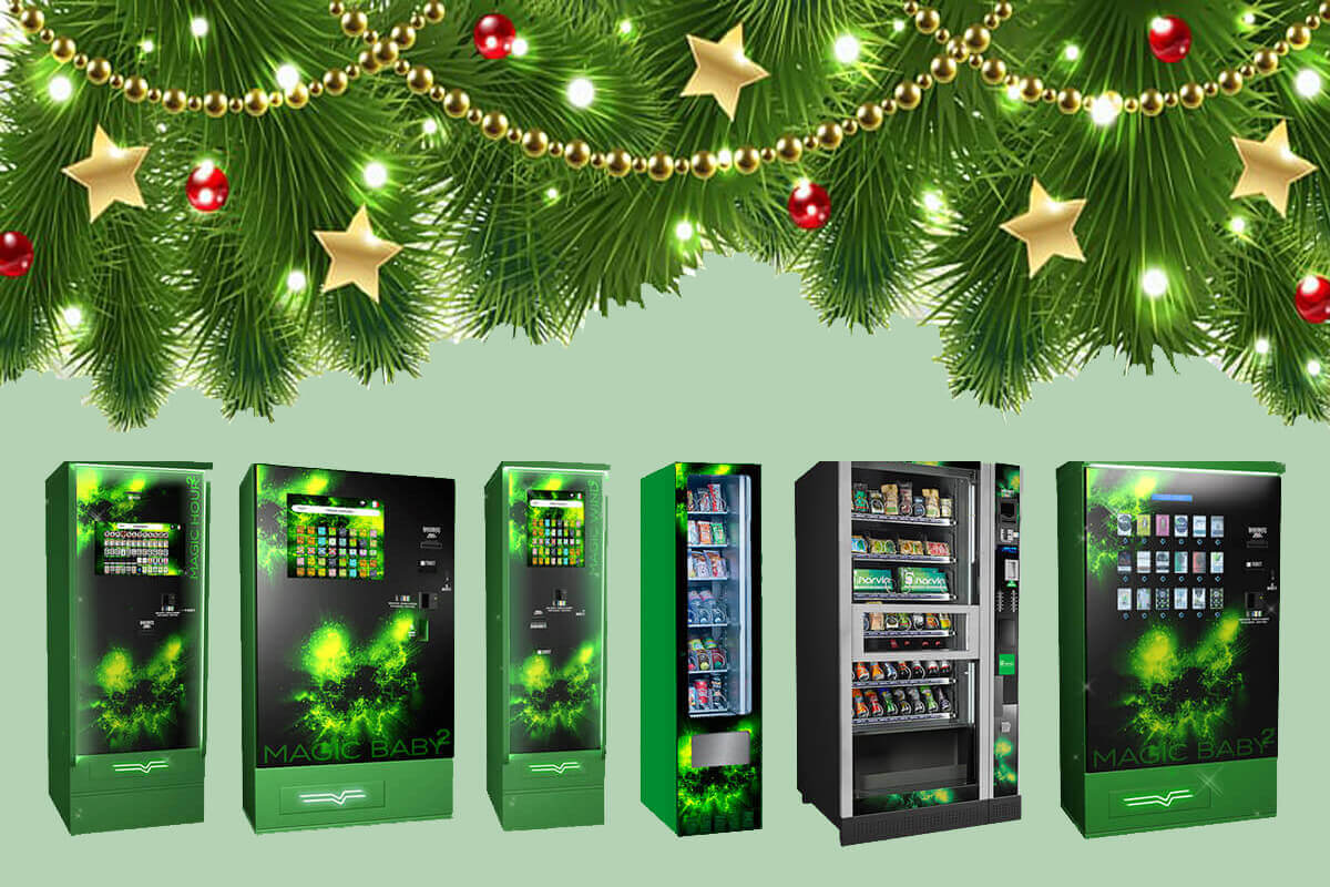 The best time of the year to upgrade your shop with a cannabis vending machine? Christmas, of course!