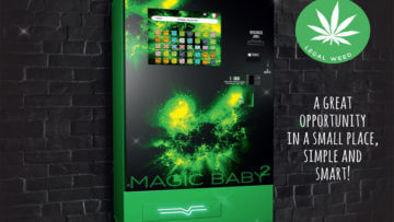 Our Most Popular Automatic Legal Cannabis Vending Machine: Magic Baby Touch