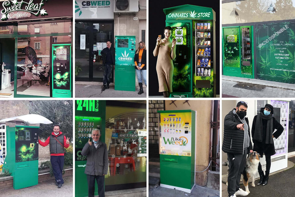 cannabis vending machine installation